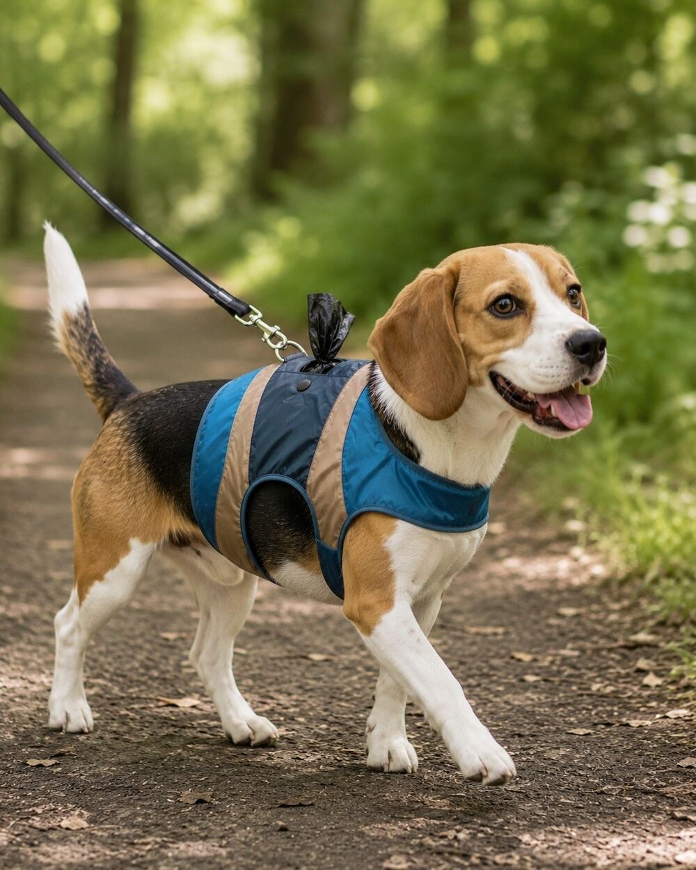 Arcadia Trail, Pet 3 N 1 Adjustable , WASTE BAG, Dog Harness 
Reflective 
SIZE S